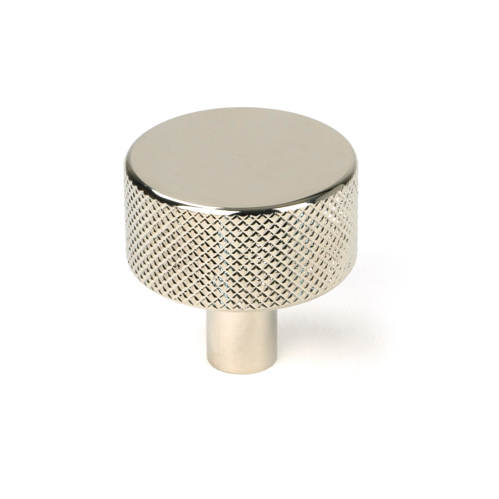 Polished Nickel Brompton Cabinet Knob - 32mm (No rose)