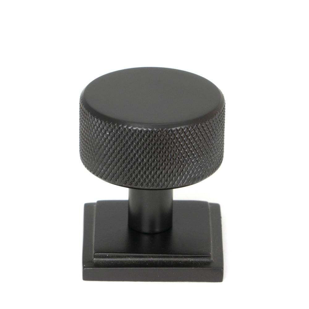 Aged Bronze Brompton Cabinet Knob - 32mm (Square)