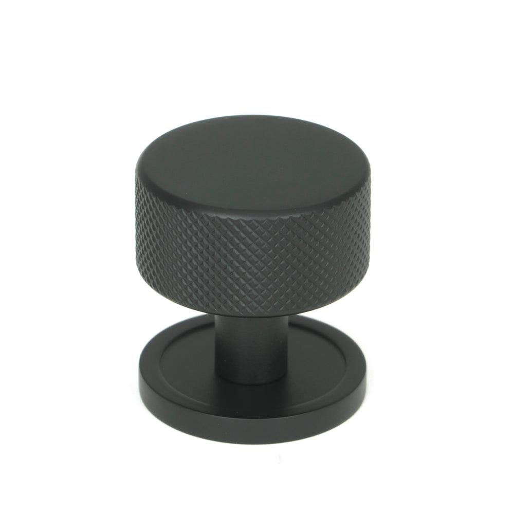 Matt Black Brompton Cabinet Knob - 32mm (Plain)