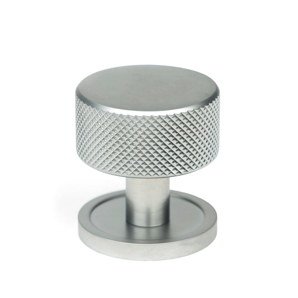 Satin Chrome Brompton Cabinet Knob - 32mm (Plain)
