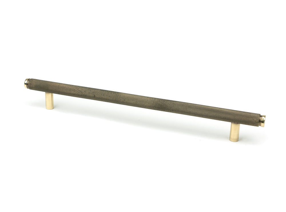 Aged Brass Full Brompton Pull Handle - Large