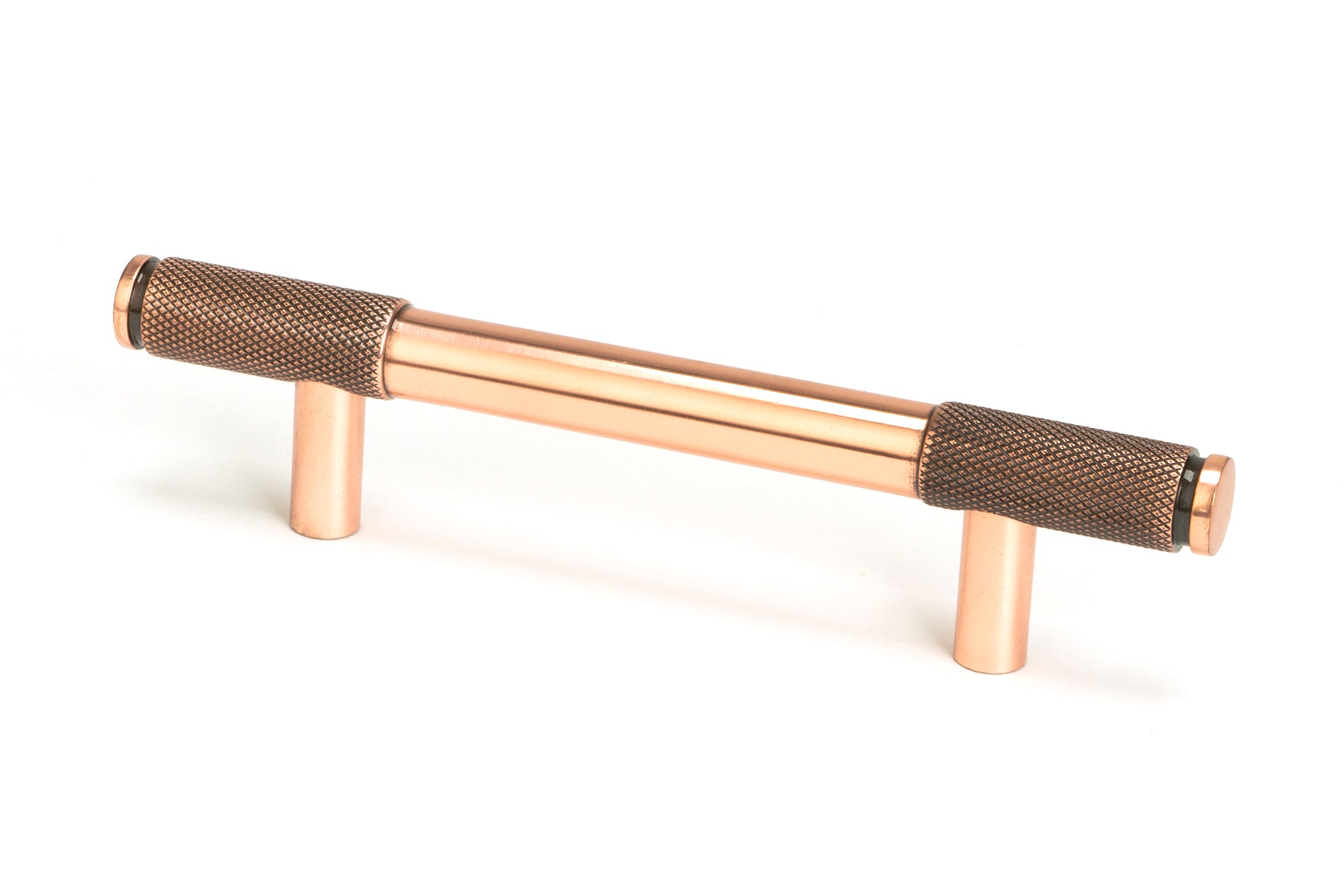 Polished Bronze Half Brompton Pull Handle - Small