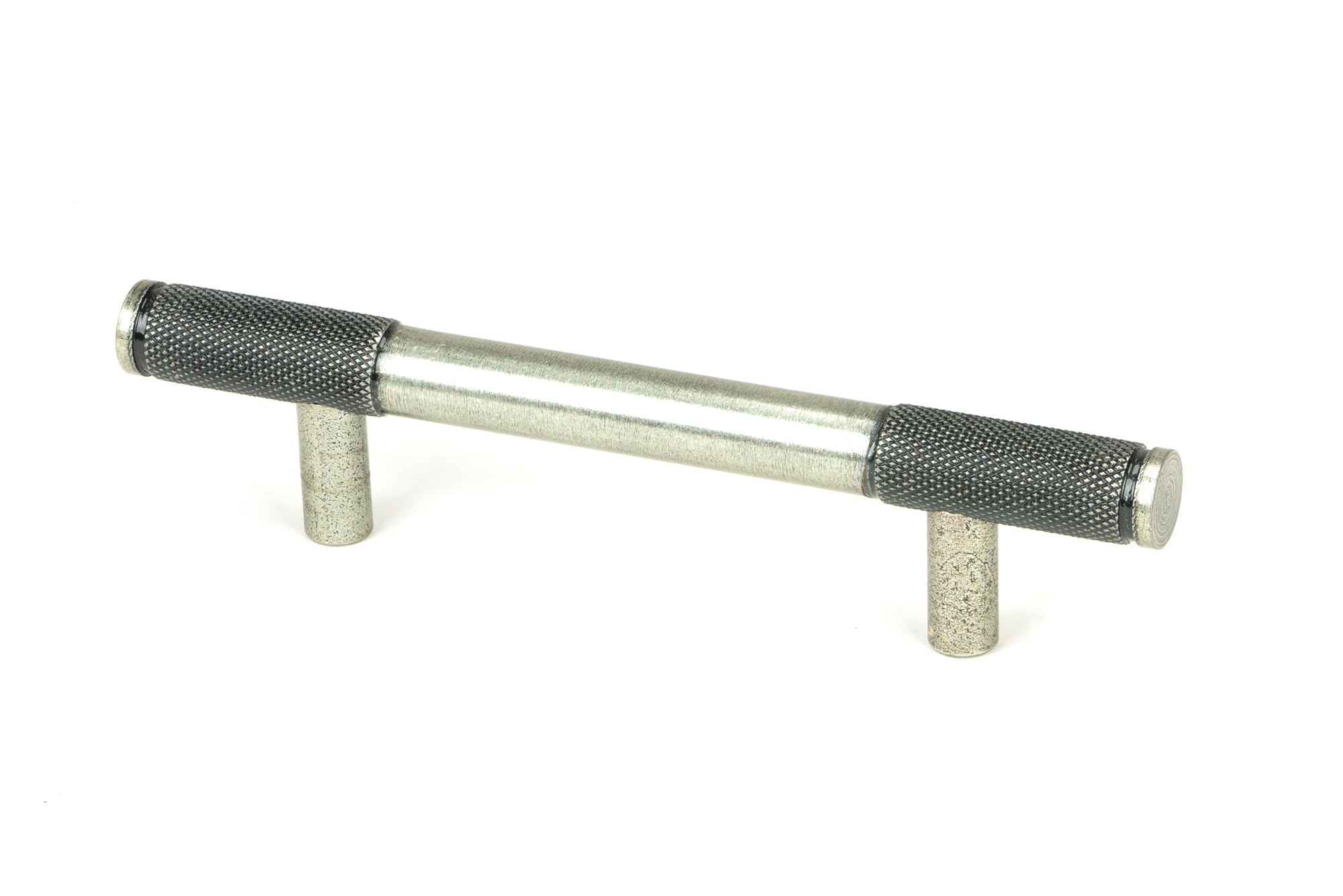Pewter Half Brompton Pull Handle - Small