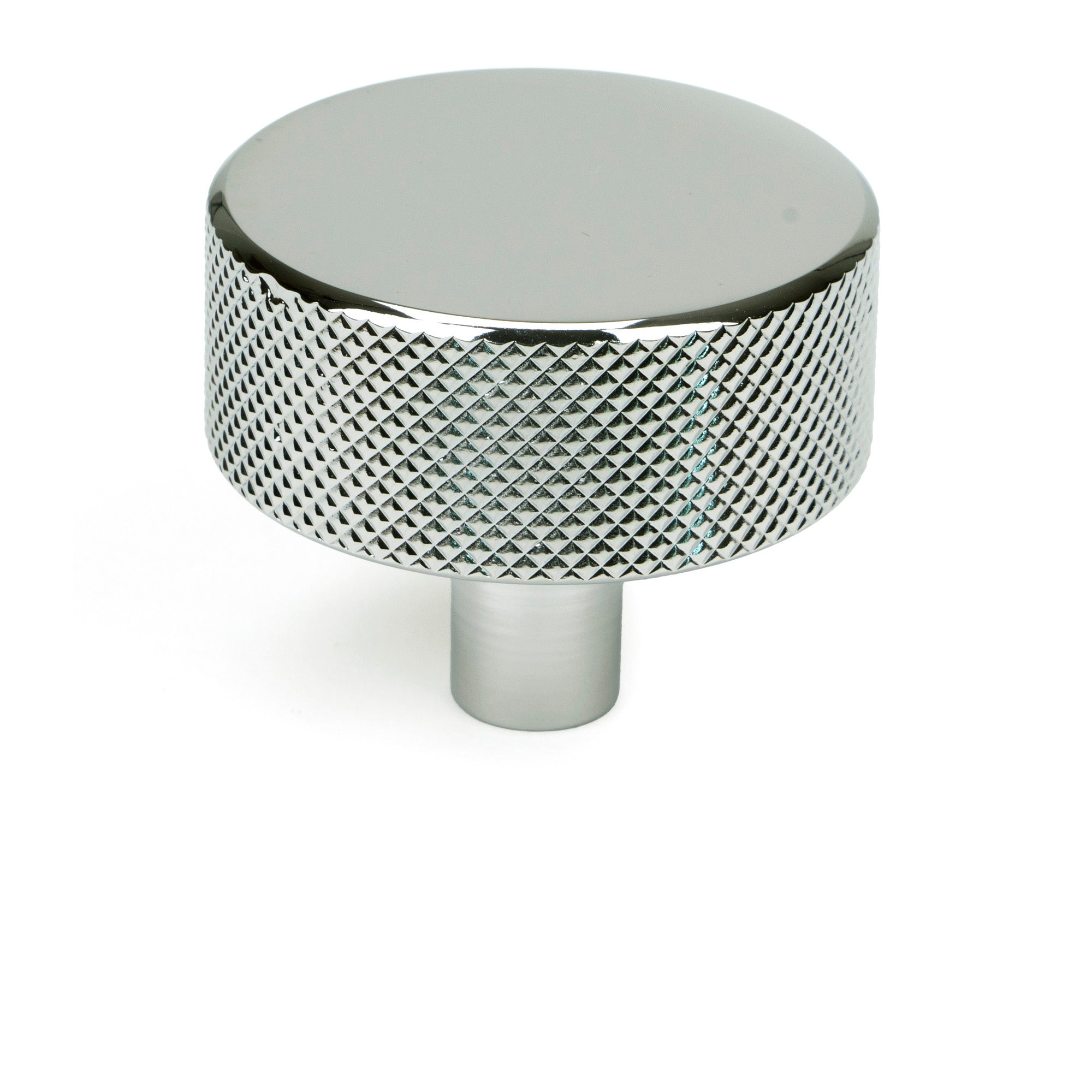 Polished Chrome Brompton Cabinet Knob - 38mm (No rose)