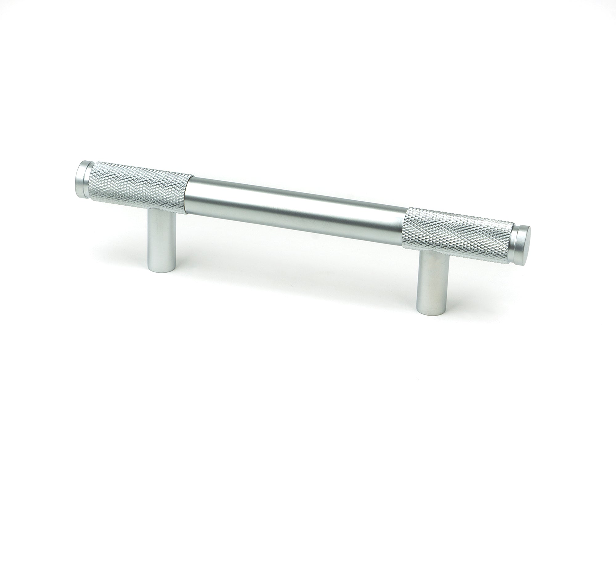 Satin Chrome Half Brompton Pull Handle - Small