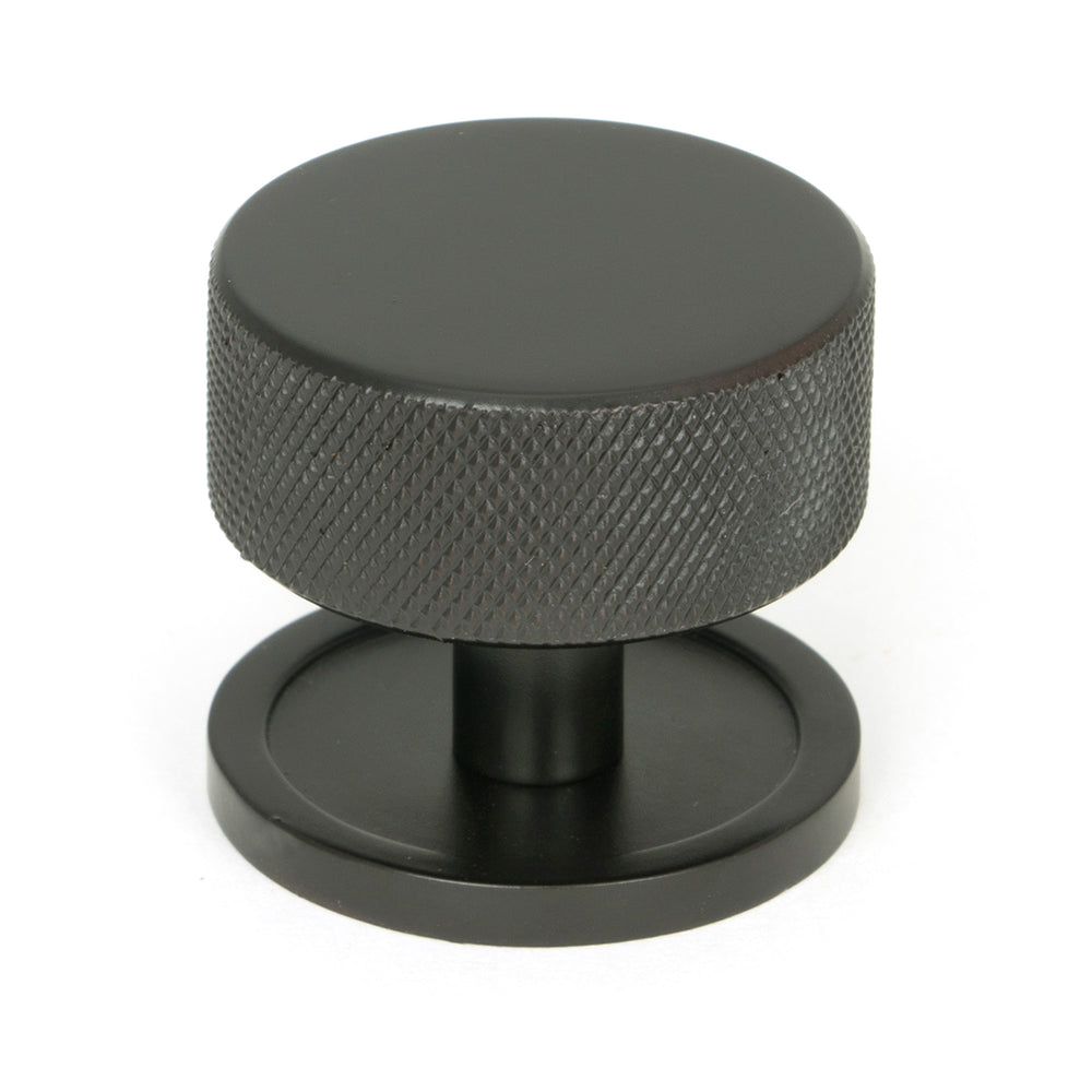 Aged Bronze Brompton Cabinet Knob - 38mm (Plain)