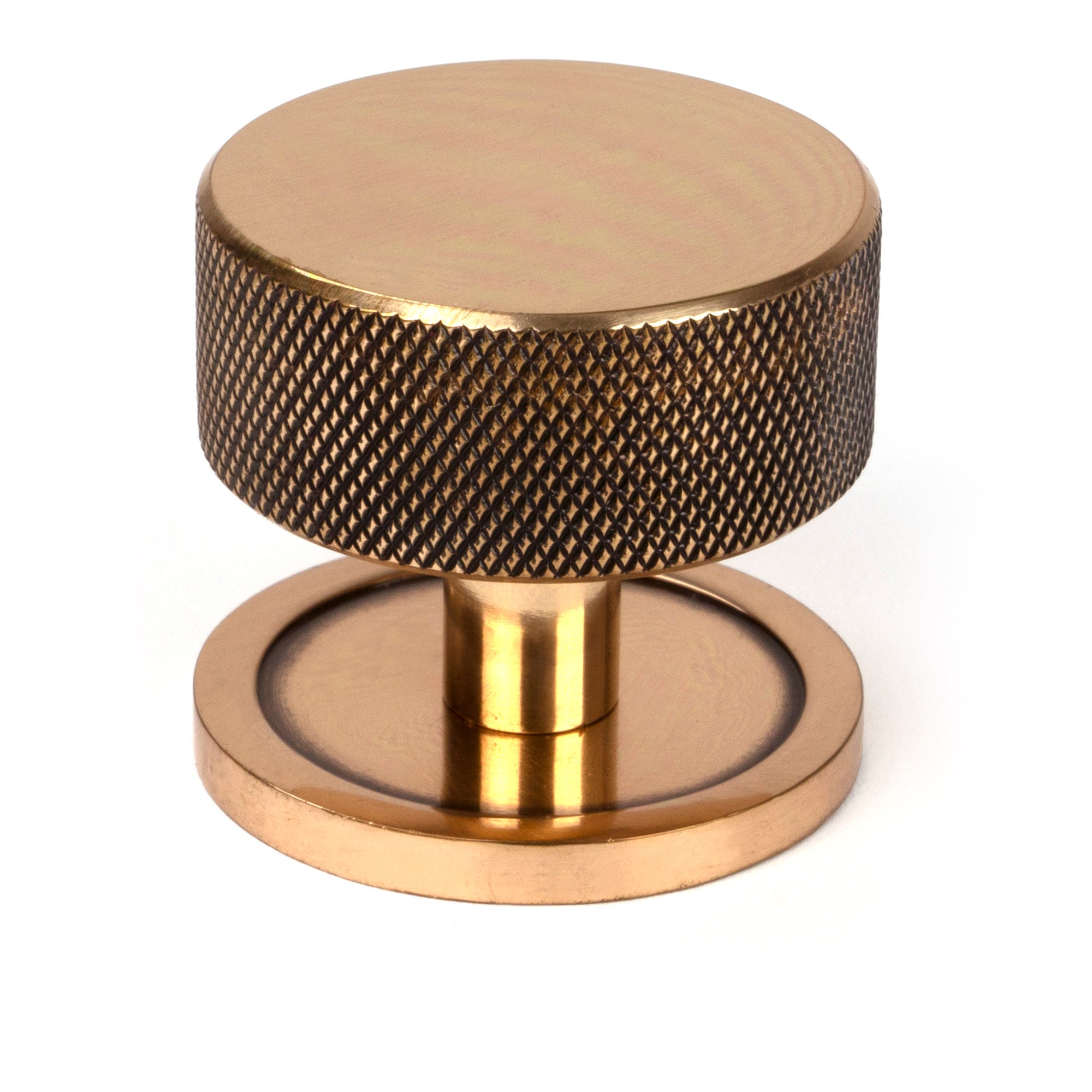 Polished Bronze Brompton Cabinet Knob - 38mm (Plain)