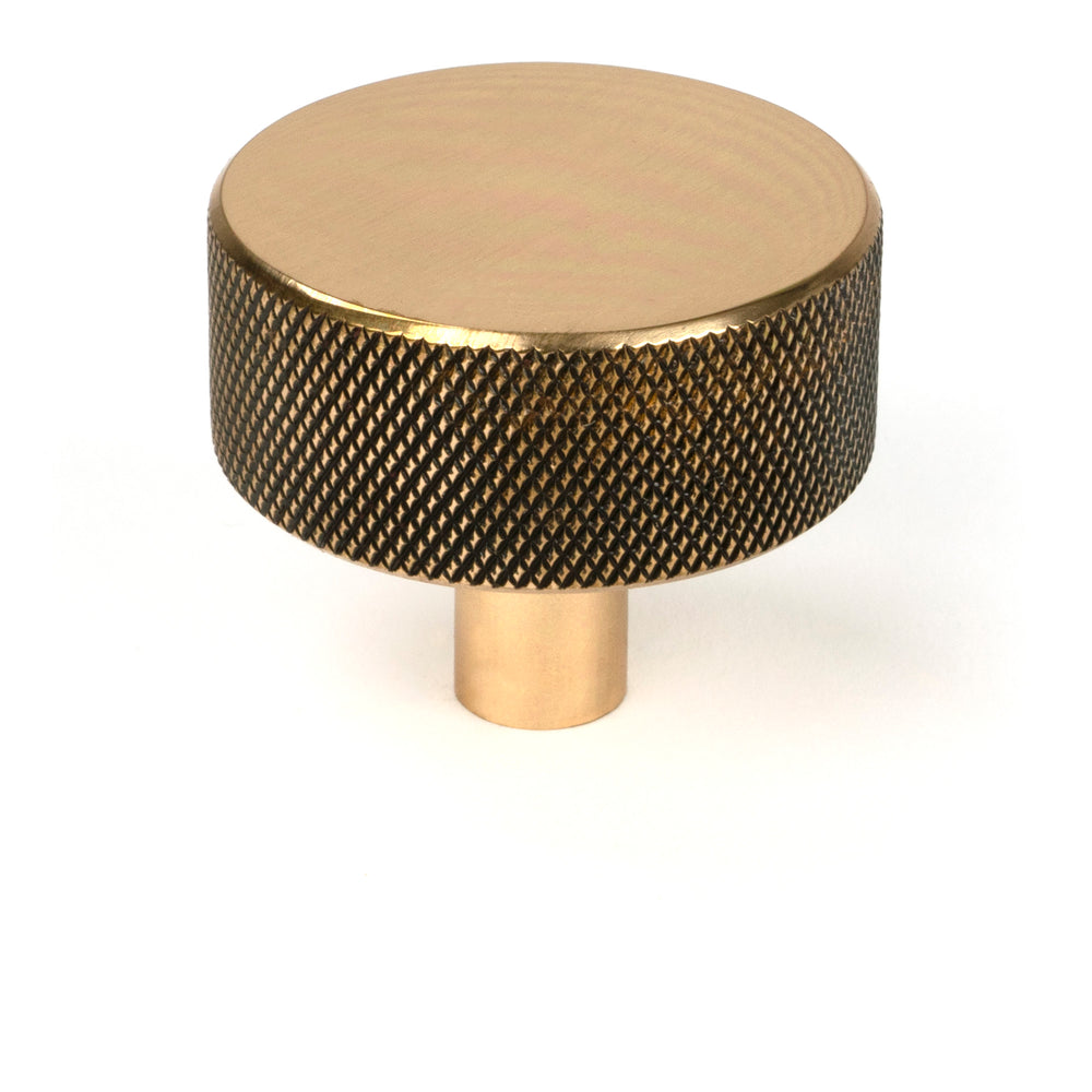 Polished Bronze Brompton Cabinet Knob - 38mm (No rose)