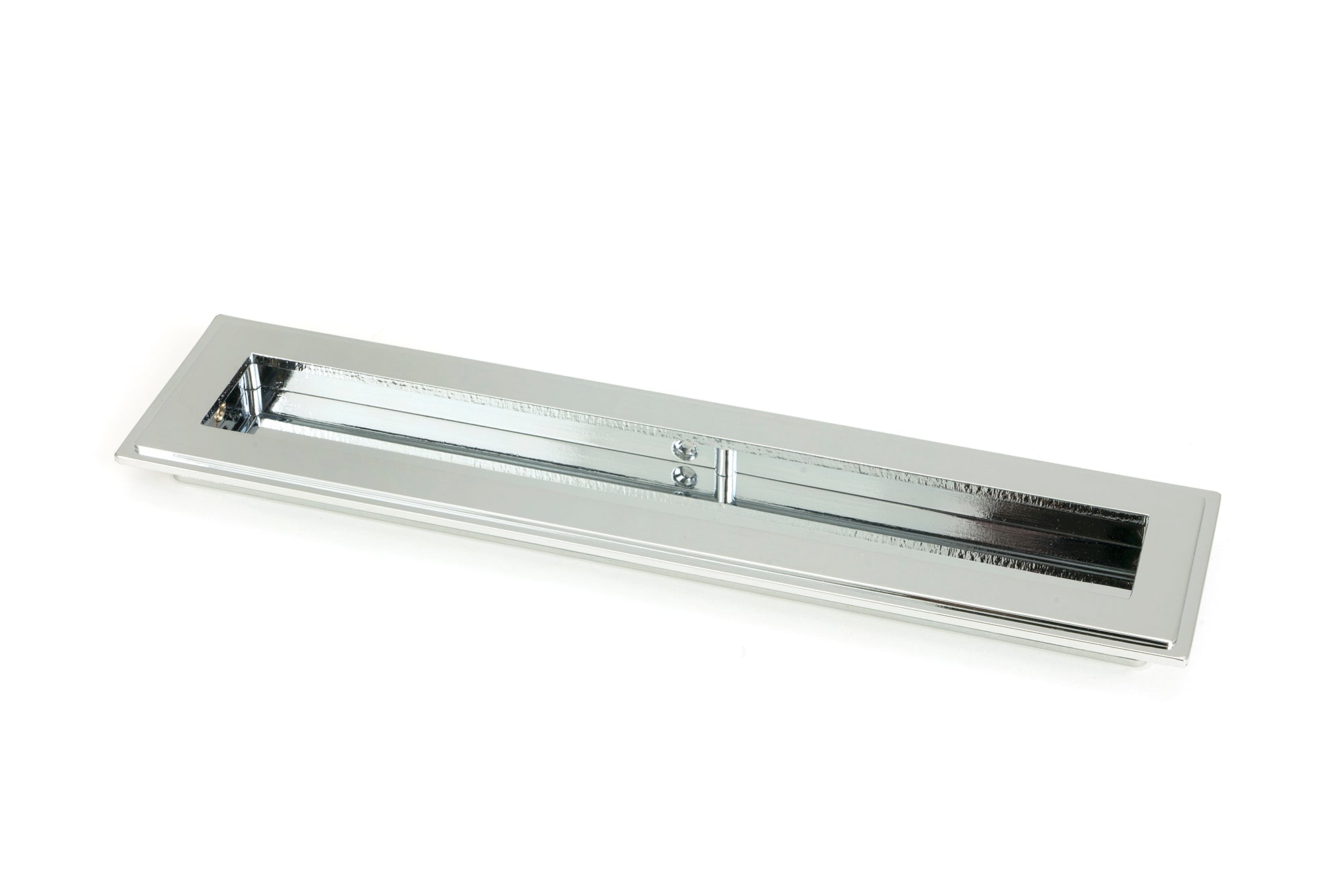 Polished Chrome 250mm Art Deco Rectangular Pull