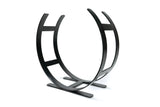 Matt Black Curved Log Holder - Large