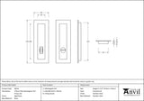 Plain Rectangular Pull - Privacy Set