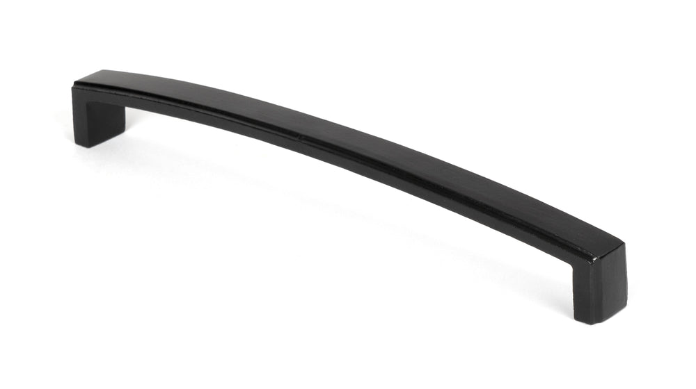 Black 8¼" Ribbed Pull Handle