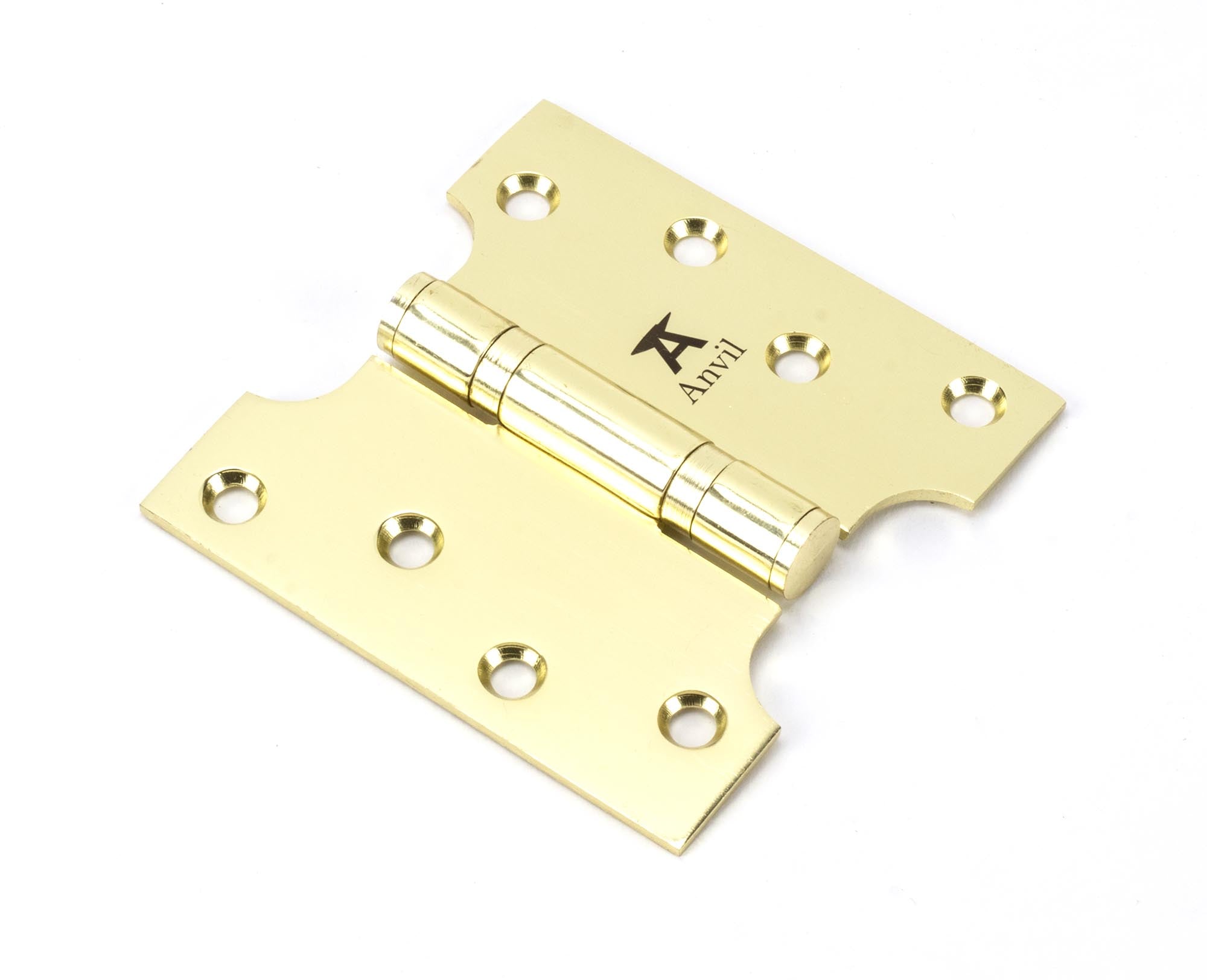 Polished Brass 4" x 2" x 4" Parliament Hinge (pair) ss