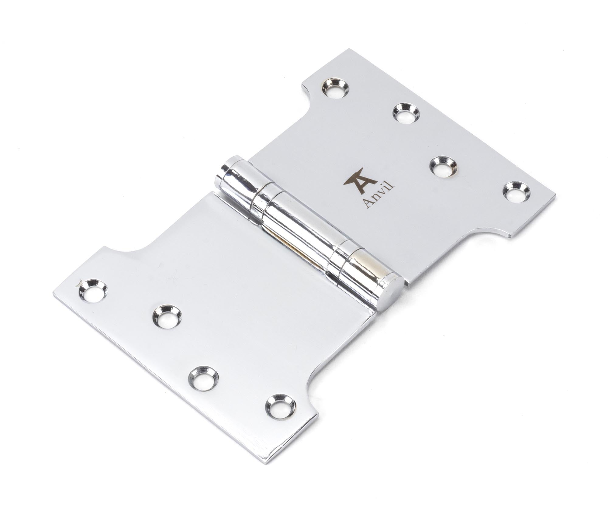 Polished Chrome 4" x 4" x 6" Parliament Hinge (pair) ss