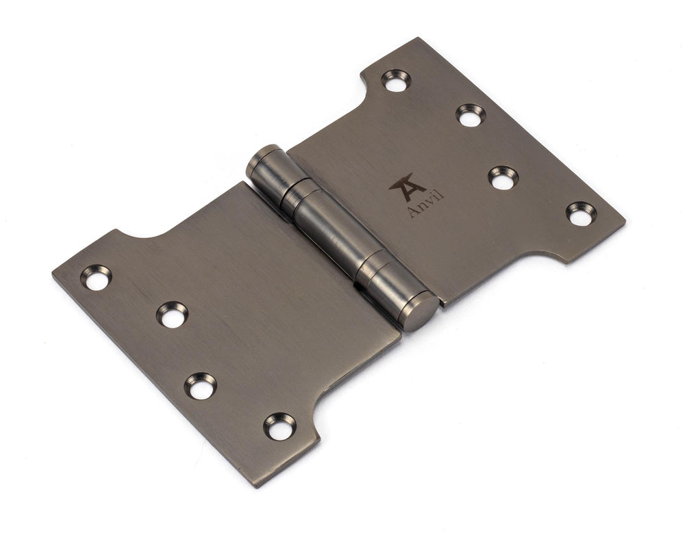 Aged Bronze 4" x 4" x 6" Parliament Hinge (pair) ss