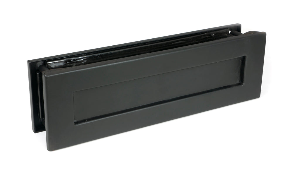 Matt Black Traditional Letterbox