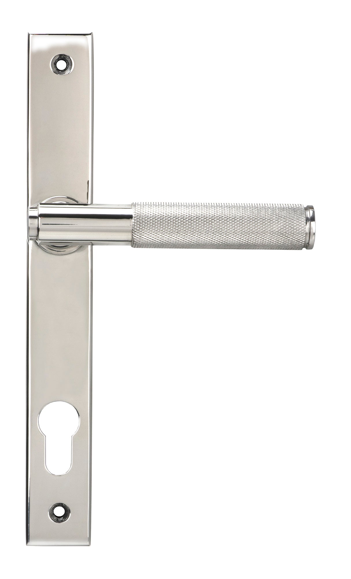 Polished Marine SS (316) Brompton Slimline Lever Espag. Lock Set