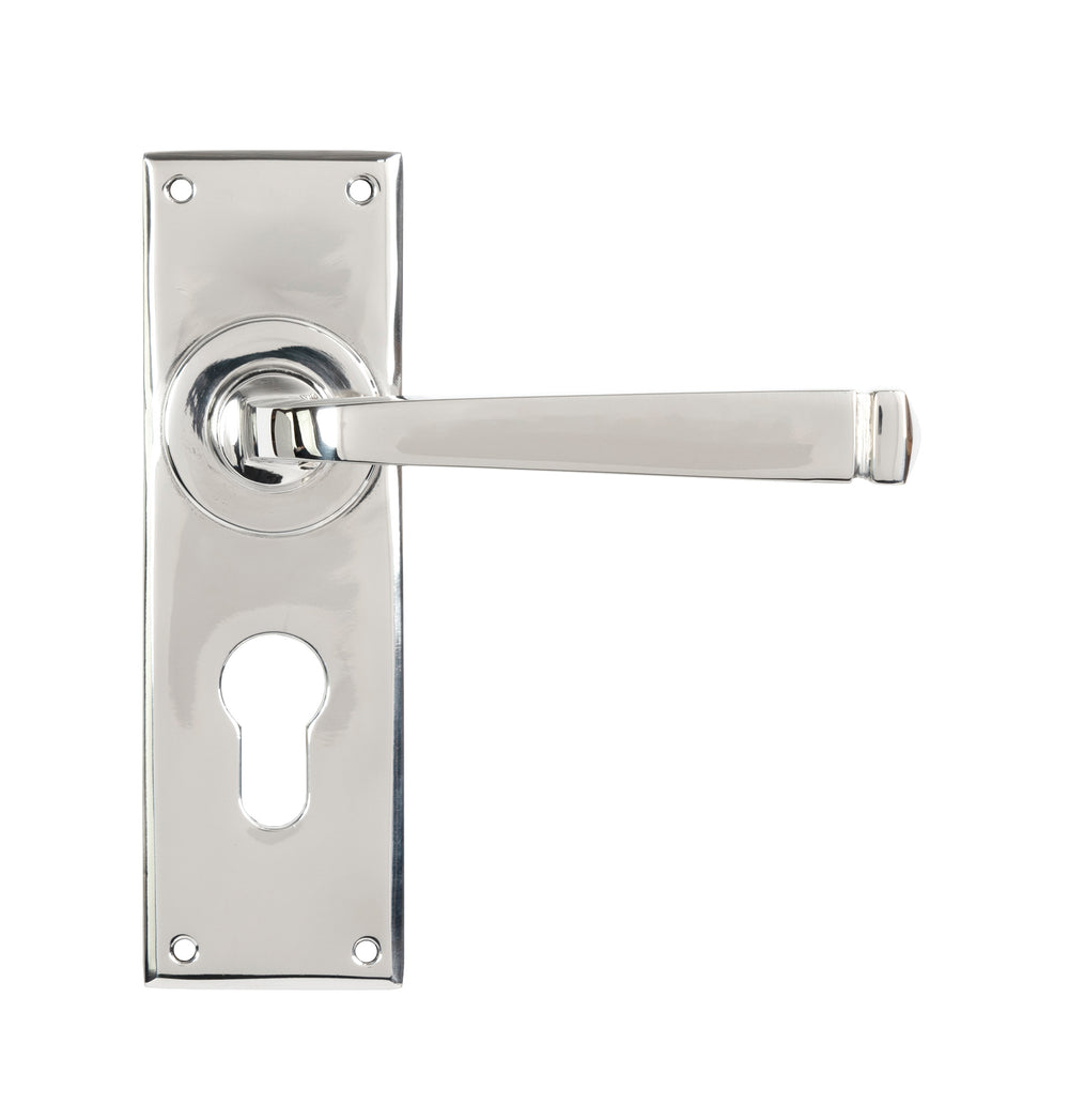 Polished Marine SS (316) Avon Lever Euro Lock Set