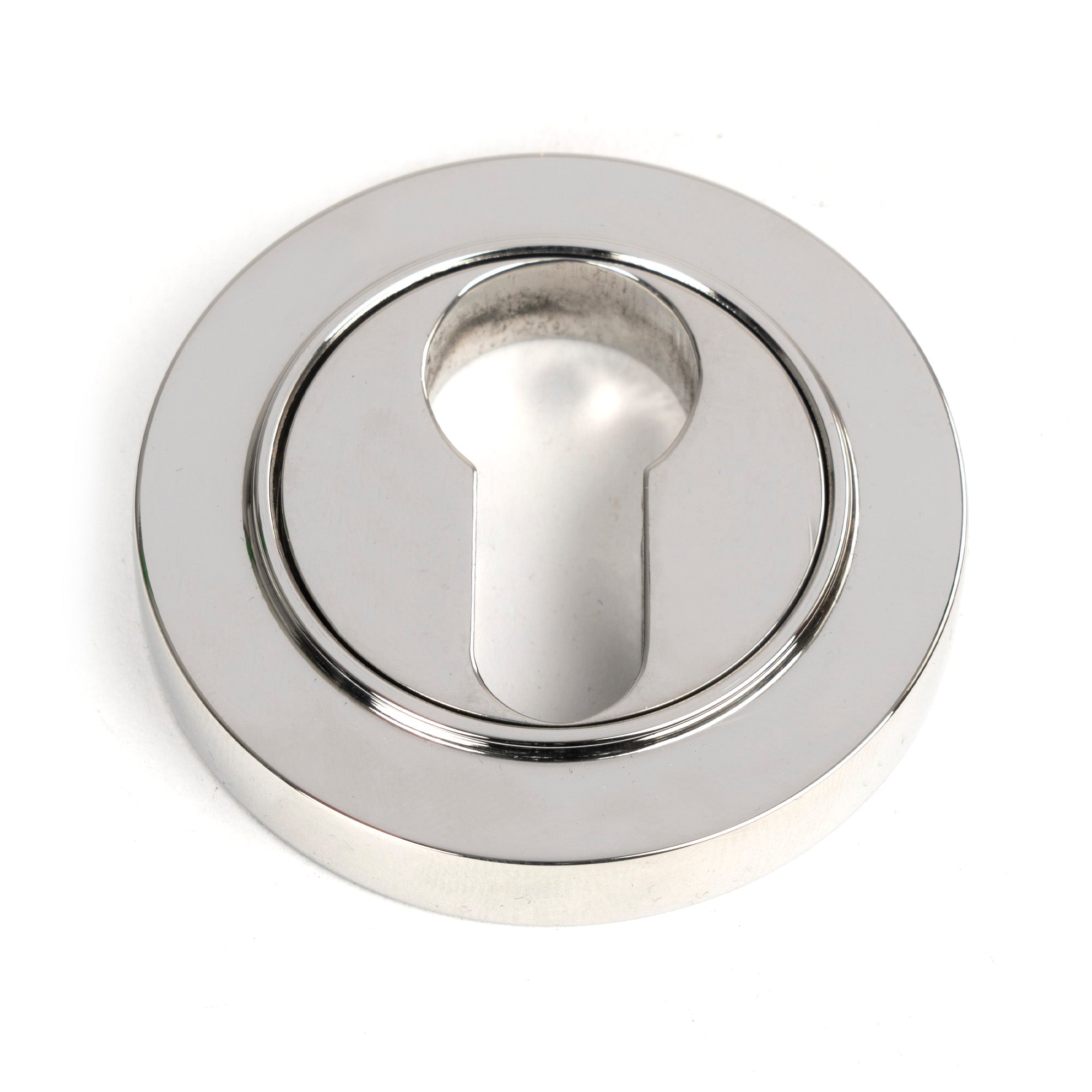 Polished Marine SS (316) Round Euro Escutcheon (Plain)