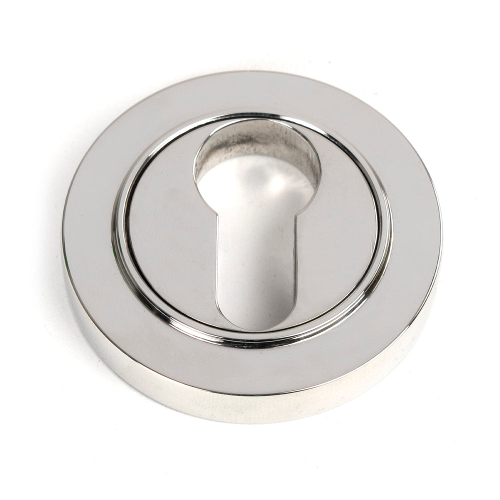 Polished Marine SS (316) Round Euro Escutcheon (Plain)