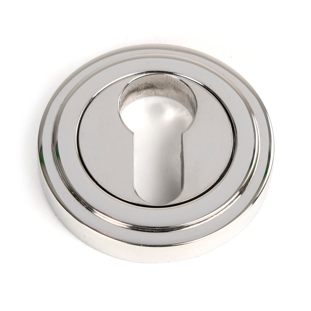 Polished Marine SS (316) Round Euro Escutcheon (Art Deco)