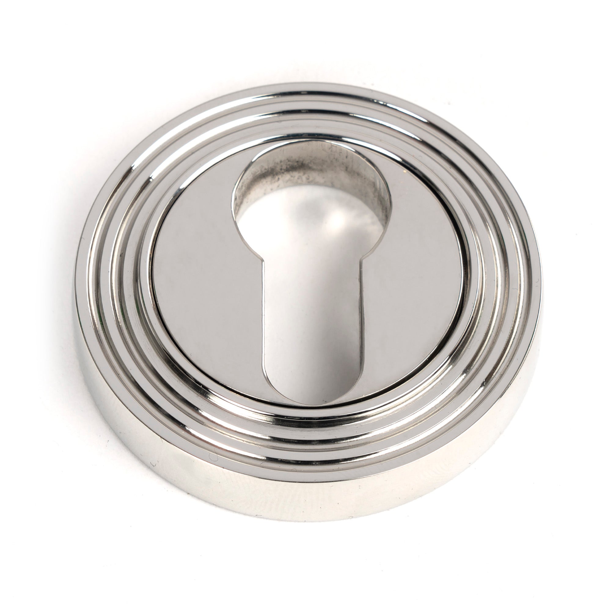 Polished Marine SS (316) Round Euro Escutcheon (Beehive)