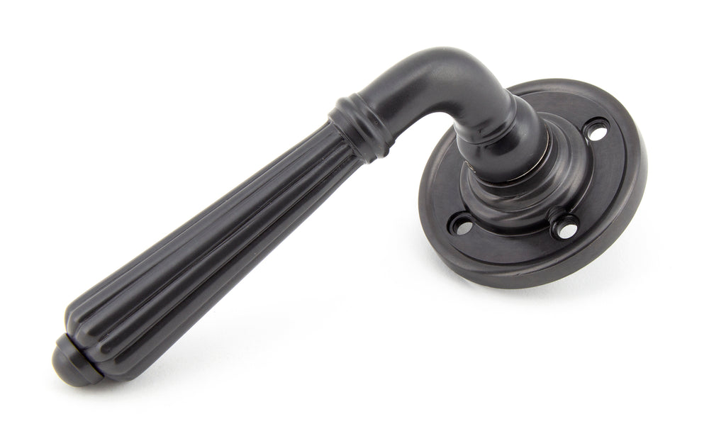 Aged Bronze Hinton Lever on Rose Set - Unsprung
