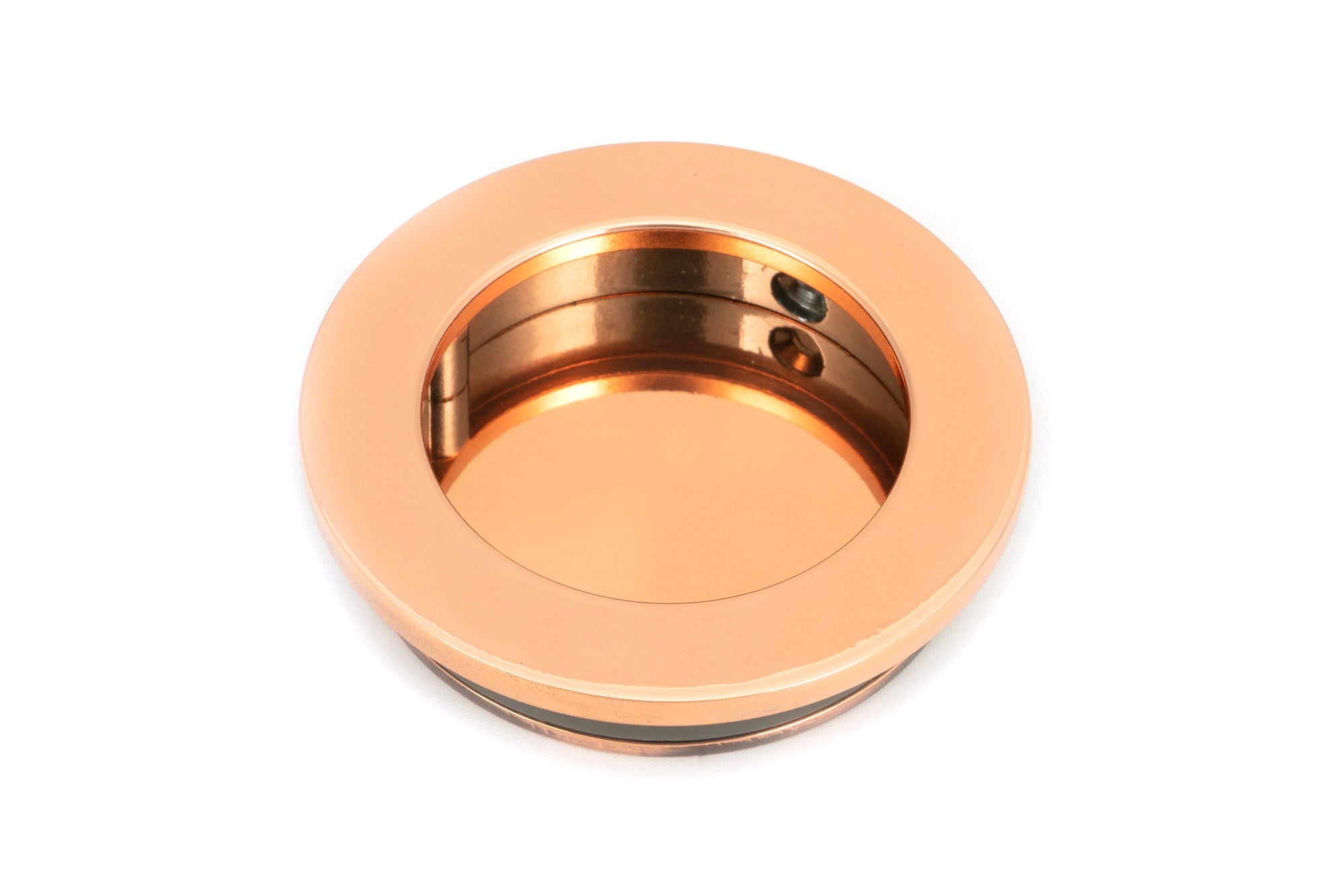 Polished Bronze 60mm Plain Round Pull