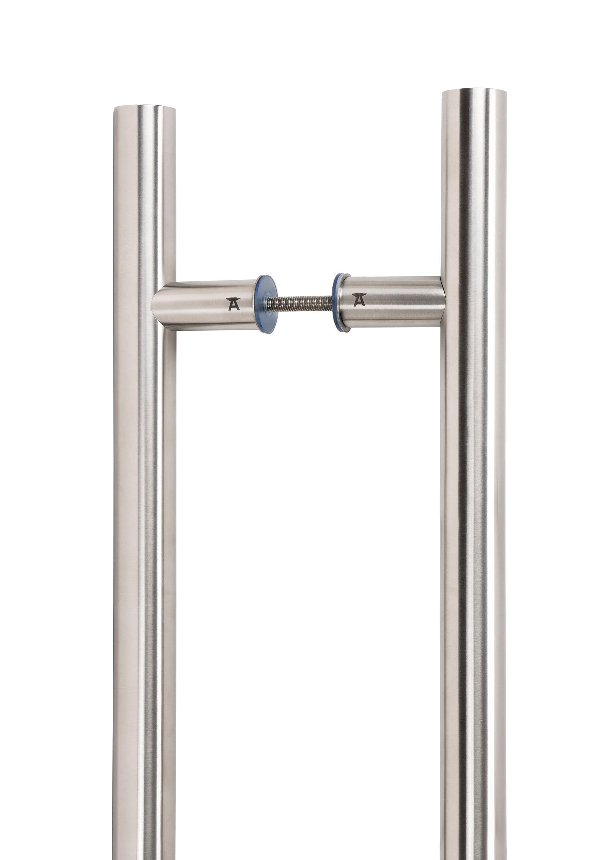 Satin Marine SS (316) 0.6m T Bar Handle B2B Fix 32mm Ø