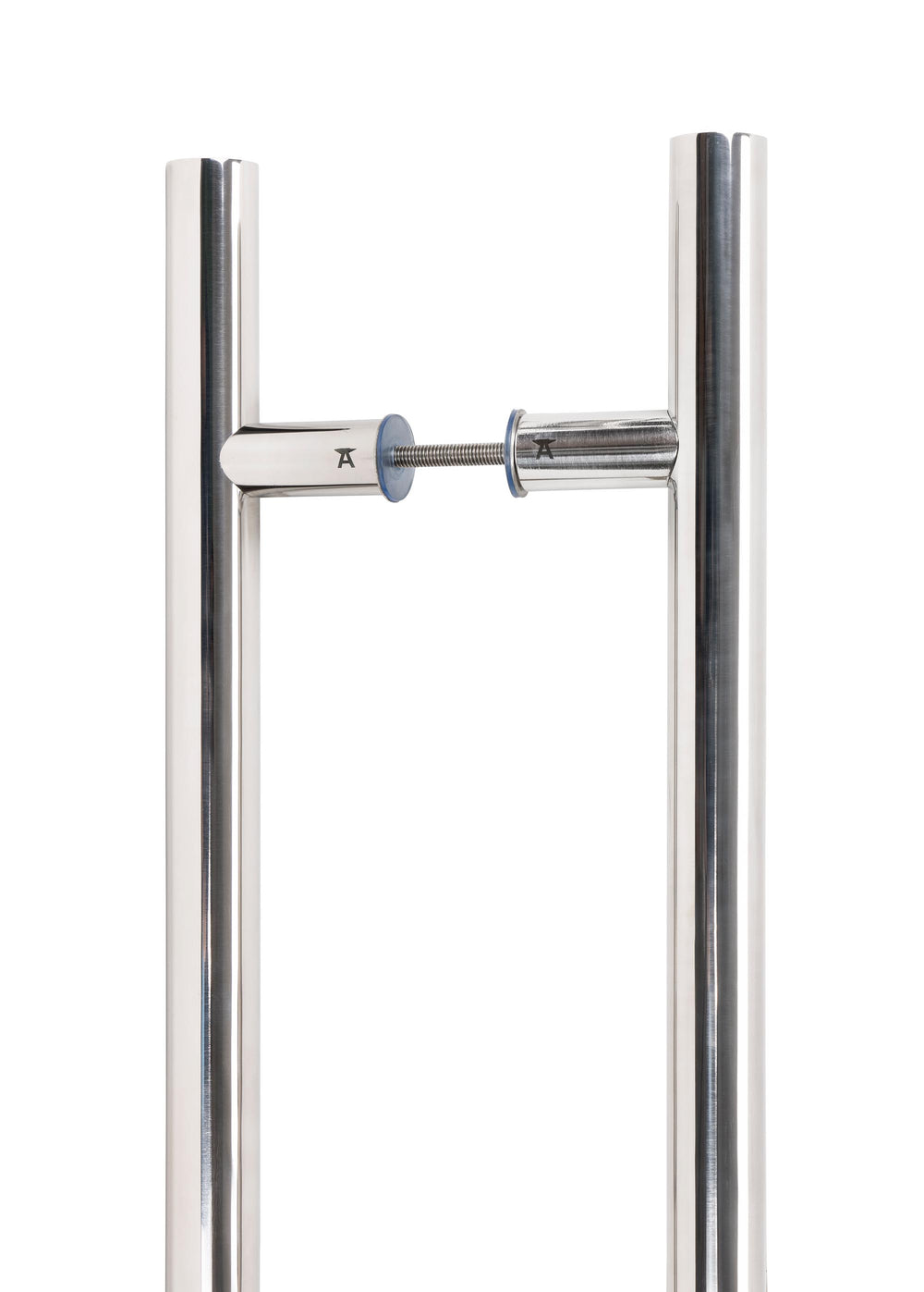 Polished Marine SS (316) 1.2m T Bar Handle B2B Fix 32mm Ø