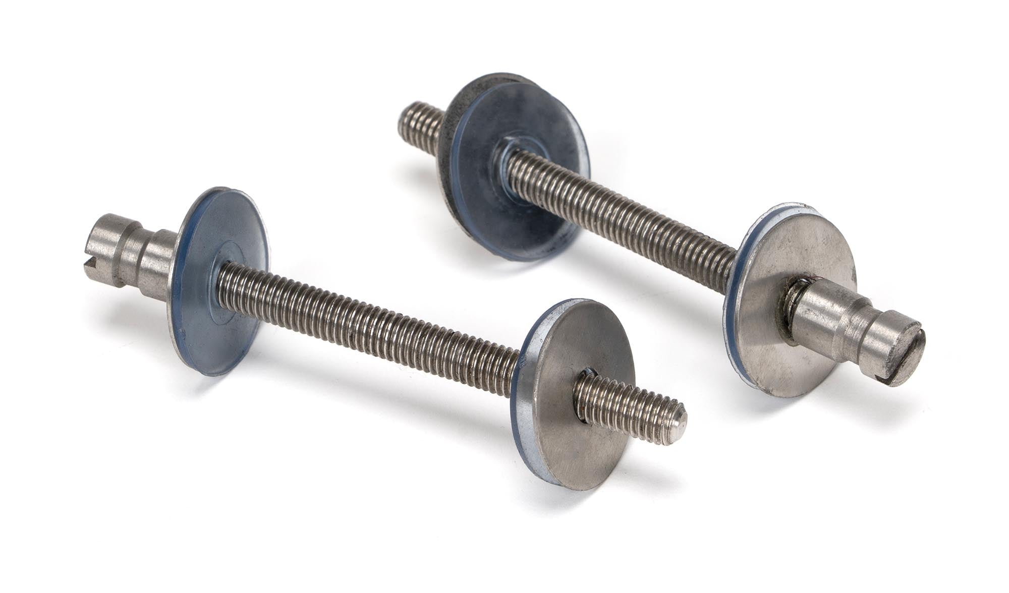 Satin SS (304) 100mm Back to Back Fixings for T Bar (2)