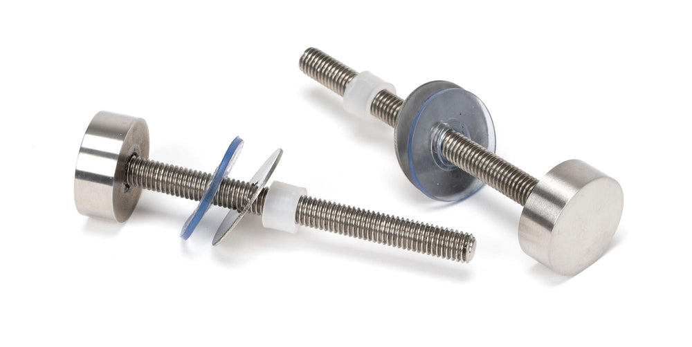 Satin SS (304) 100mm Bolt Fixings for T Bar (2)