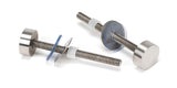 Satin SS (304) 100mm Bolt Fixings for T Bar (2)