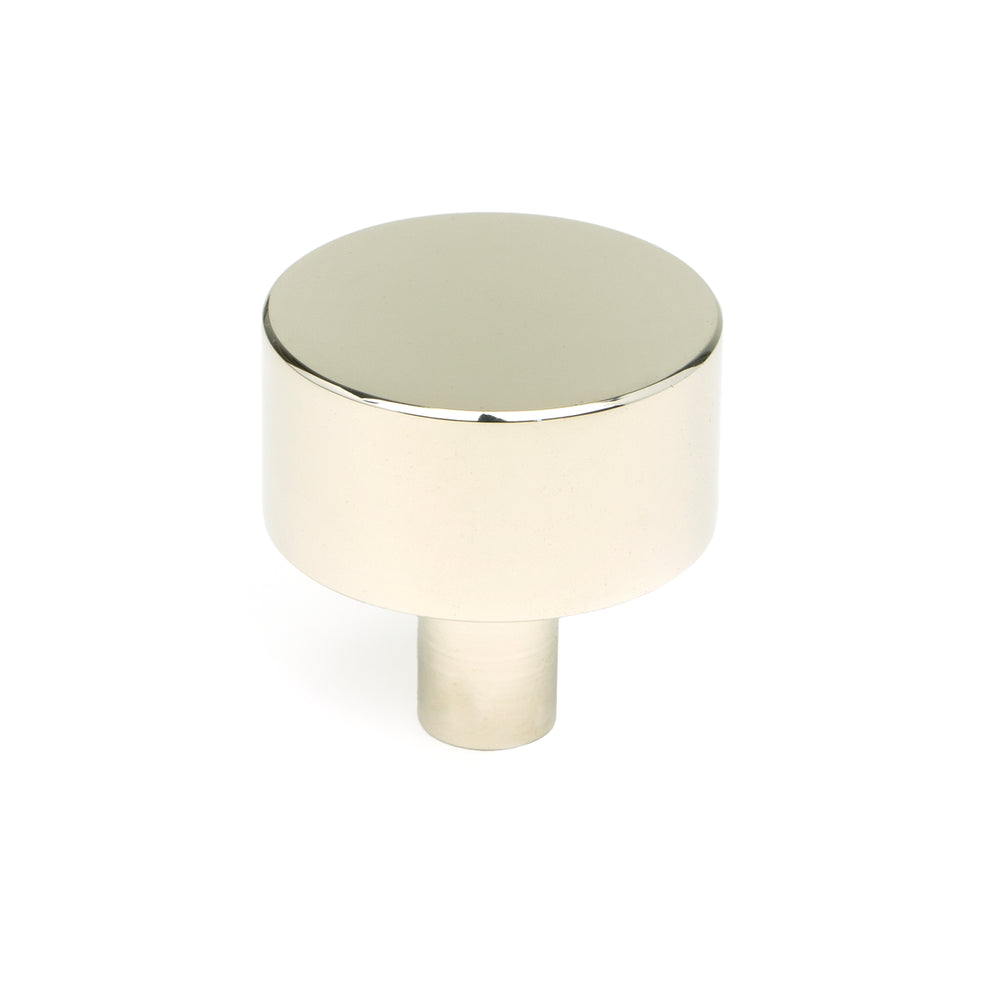Polished Nickel Kelso Cabinet Knob - 32mm (No Rose)