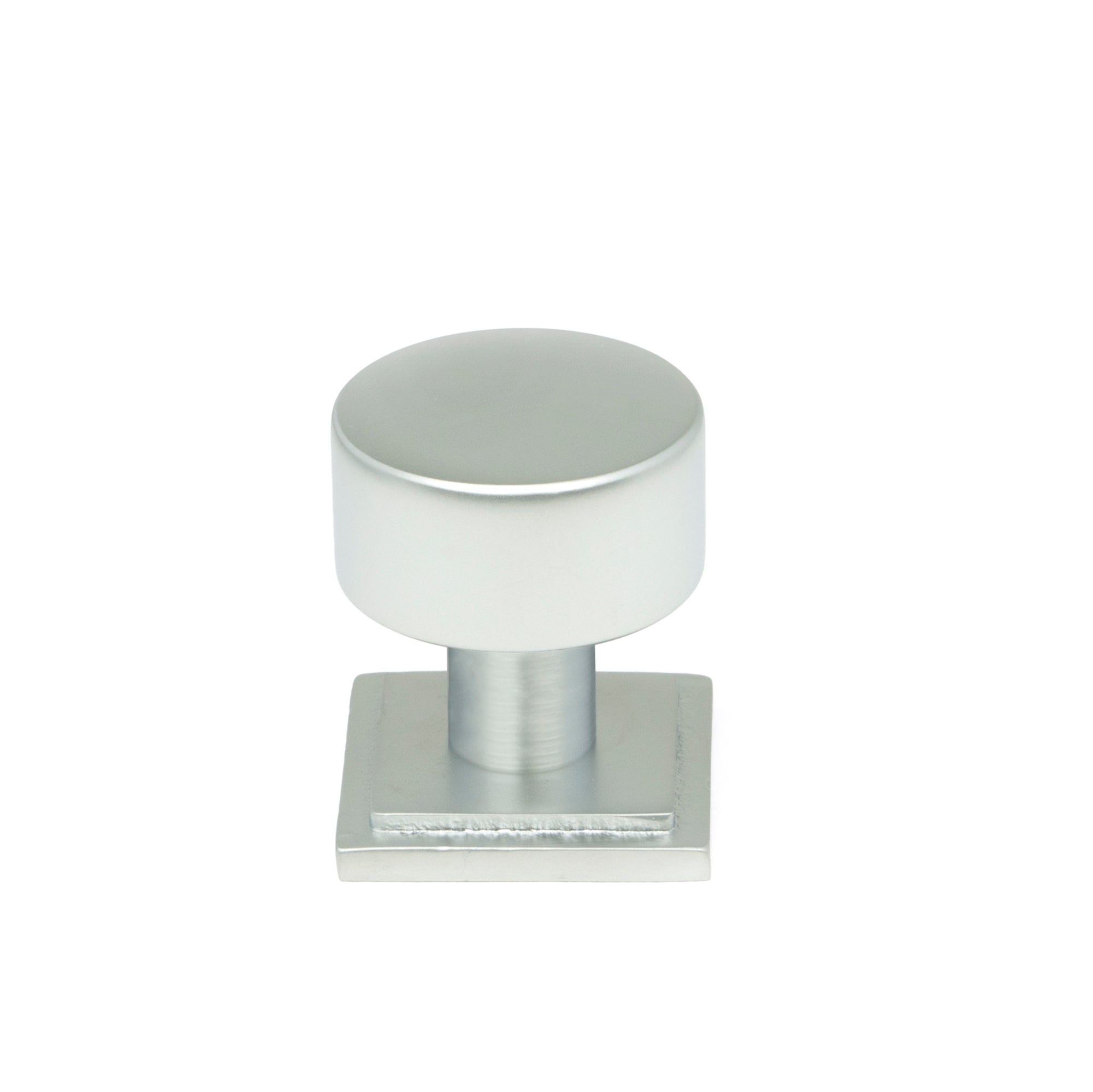 Satin Chrome Kelso Cabinet Knob - 25mm (Square)