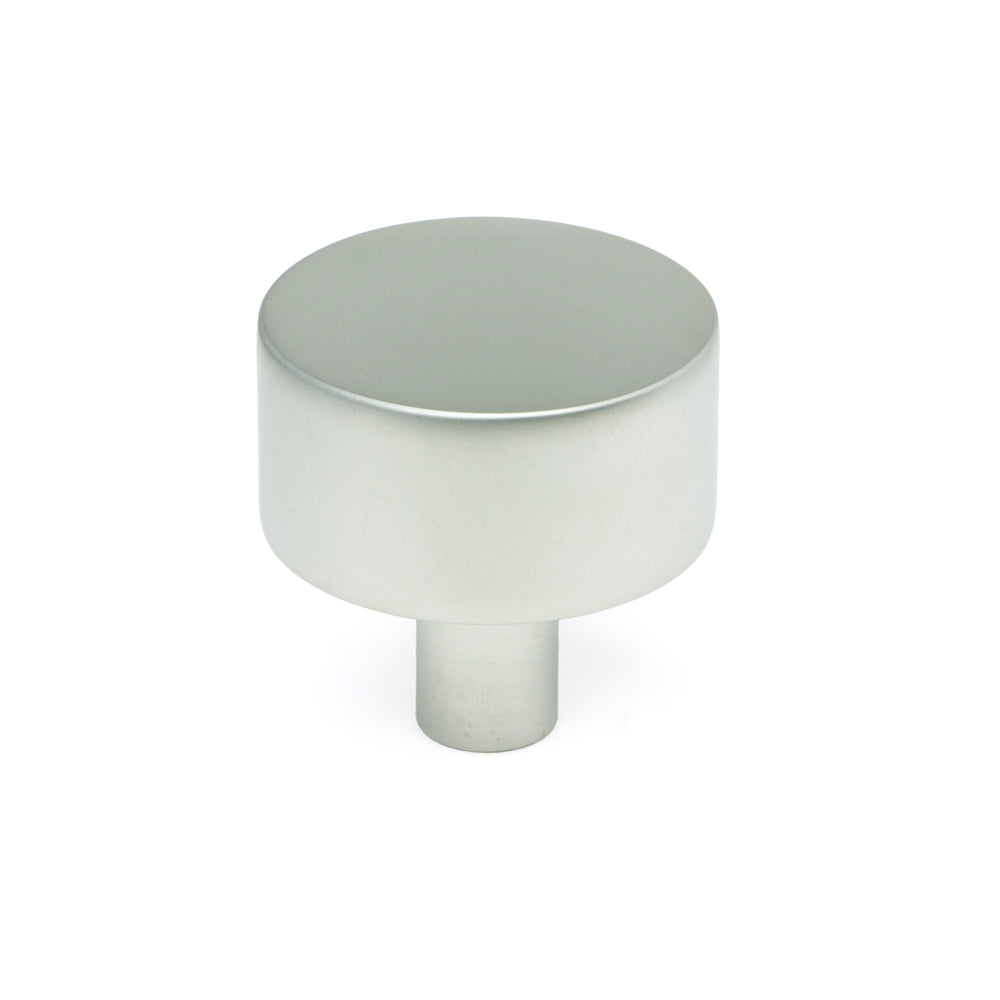 Satin Chrome Kelso Cabinet Knob - 32mm (No rose)
