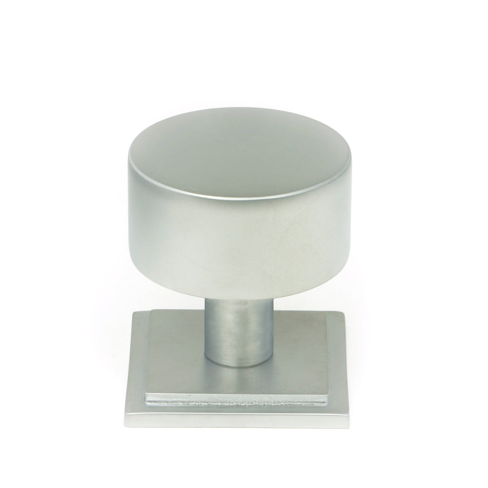 Satin Chrome Kelso Cabinet Knob - 32mm (Square)