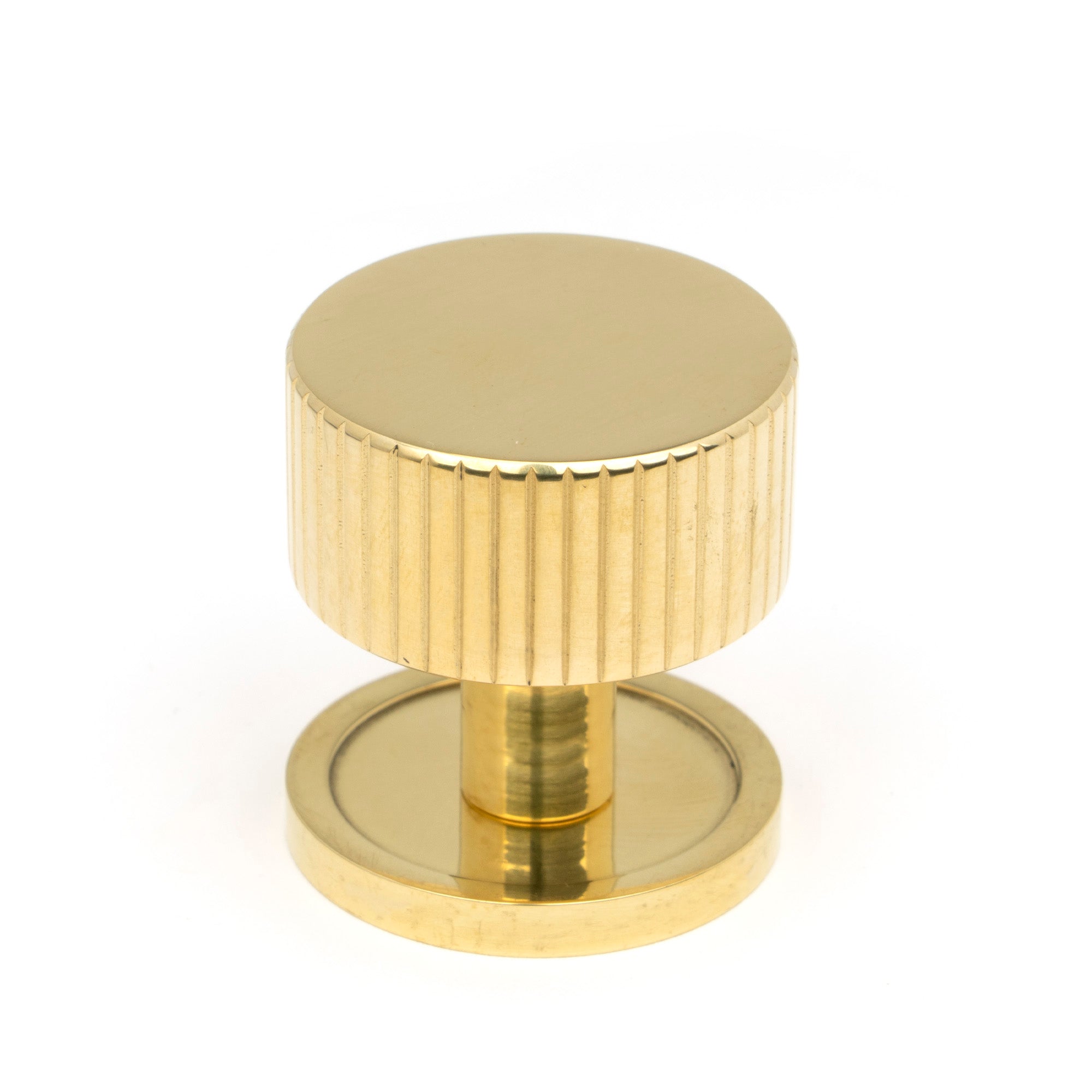 Polished Brass Judd Cabinet Knob - 32mm (Plain)