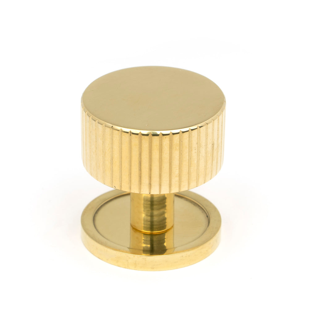 Polished Brass Judd Cabinet Knob - 32mm (Plain)