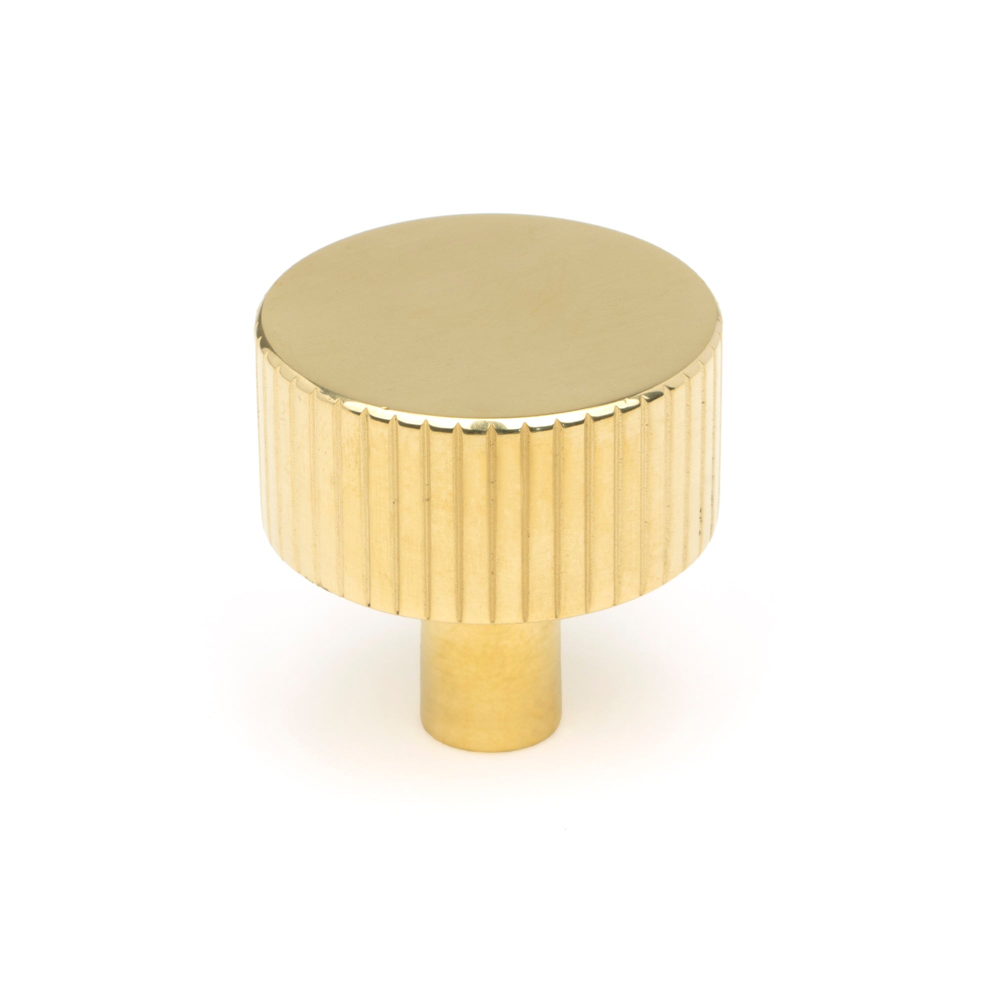 Polished Brass Judd Cabinet Knob - 32mm (No Rose)