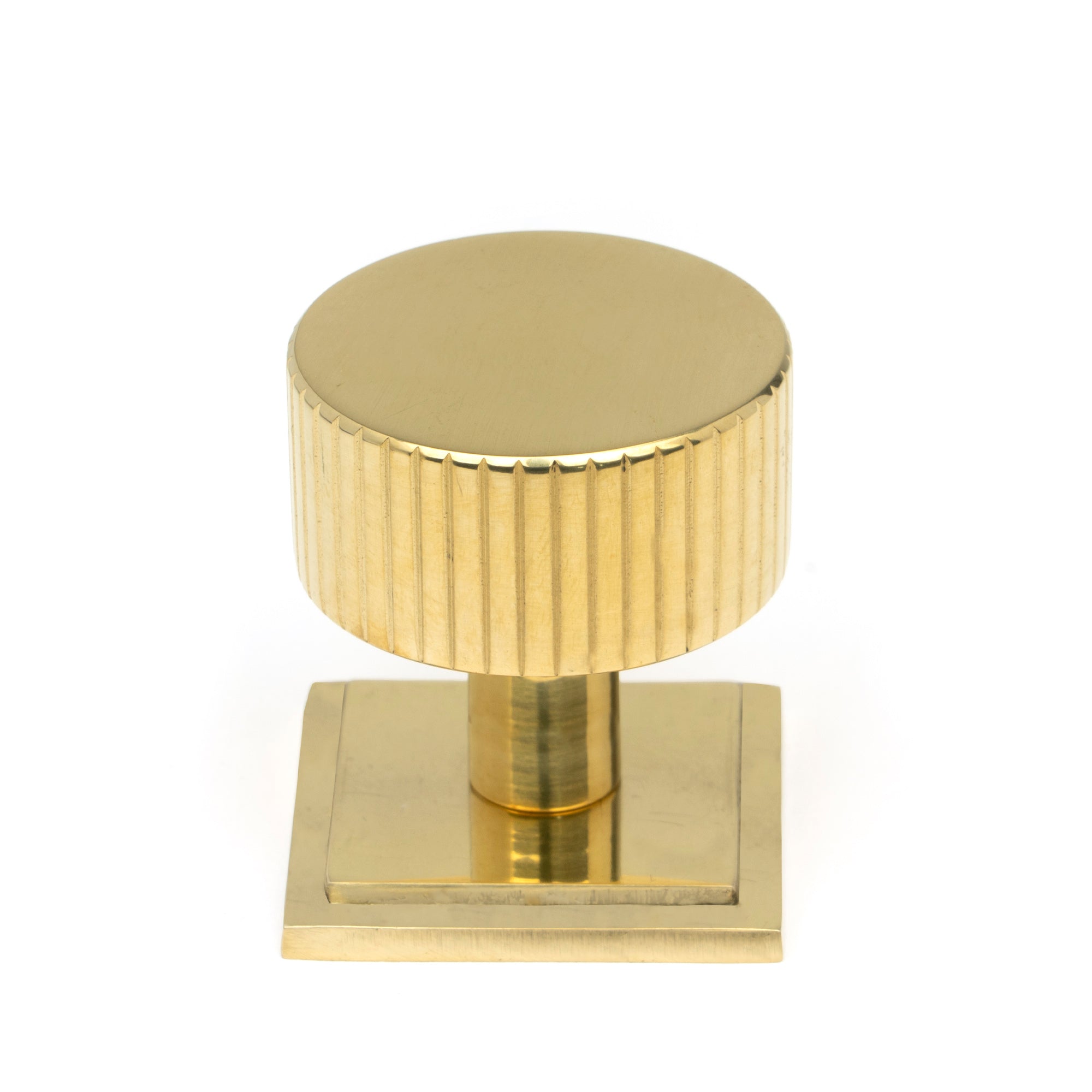 Polished Brass Judd Cabinet Knob - 32mm (Square)