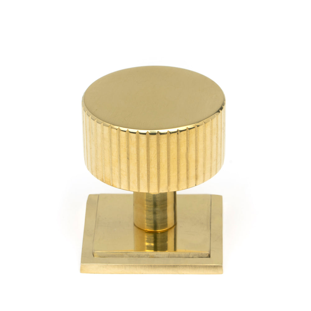 Polished Brass Judd Cabinet Knob - 32mm (Square)
