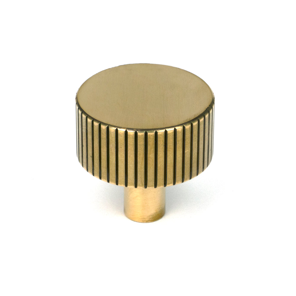 Aged Brass Judd Cabinet Knob - 32mm (No rose)