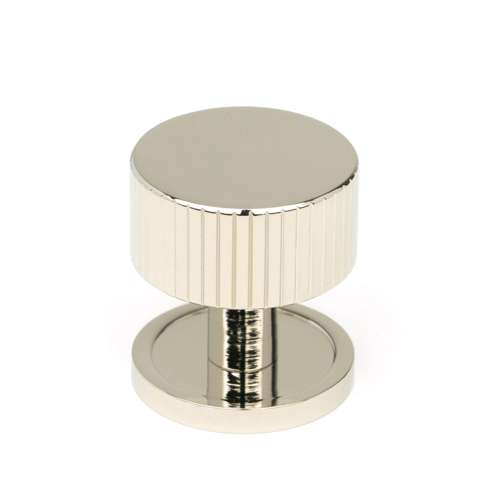 Polished Nickel Judd Cabinet Knob - 32mm (Plain)
