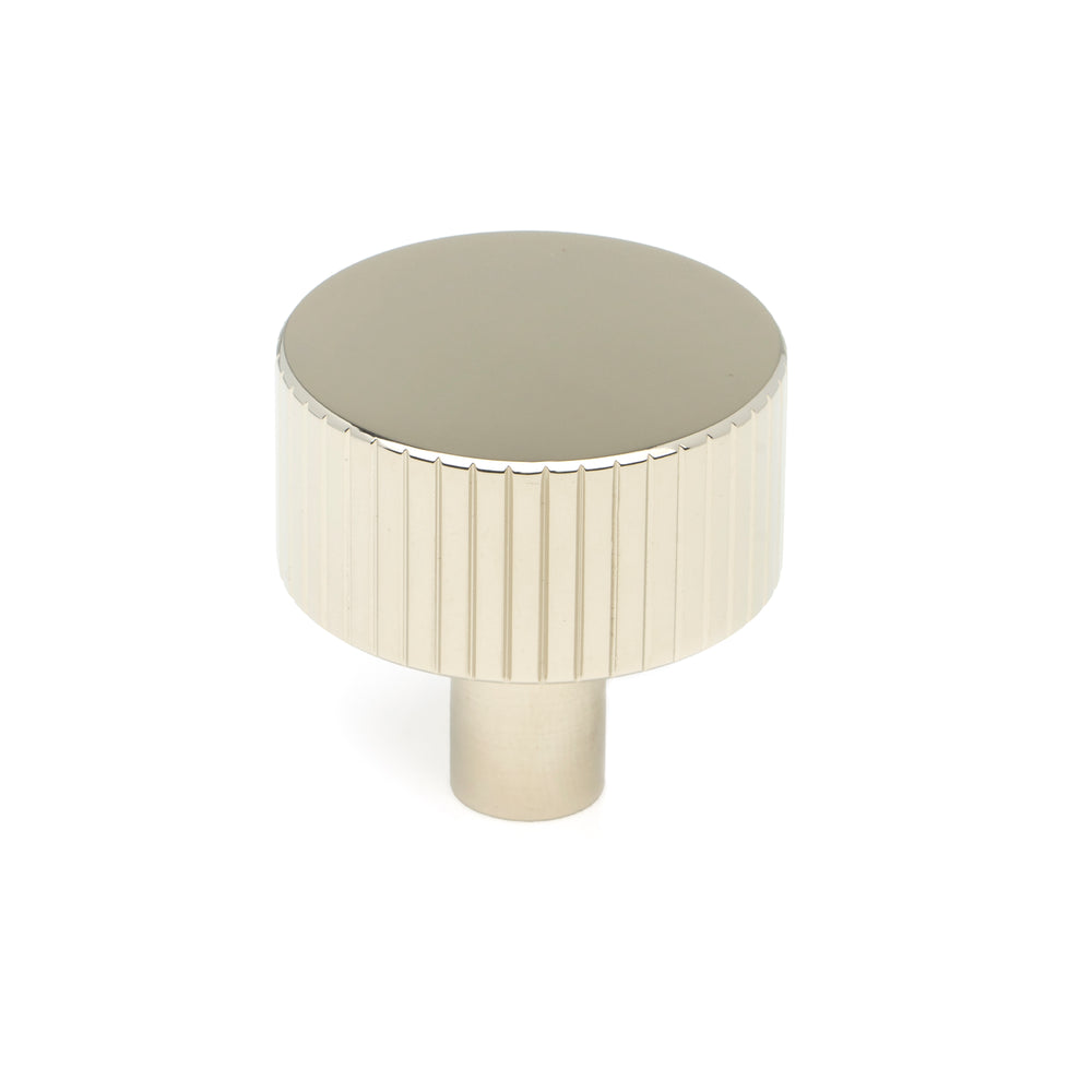 Polished Nickel Judd Cabinet Knob - 32mm (No rose)