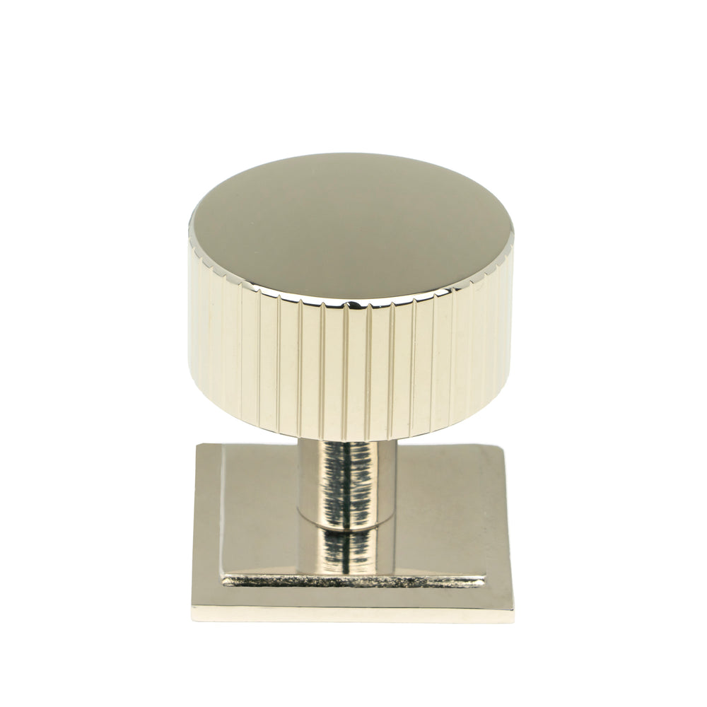 Polished Nickel Judd Cabinet Knob - 32mm (Square)