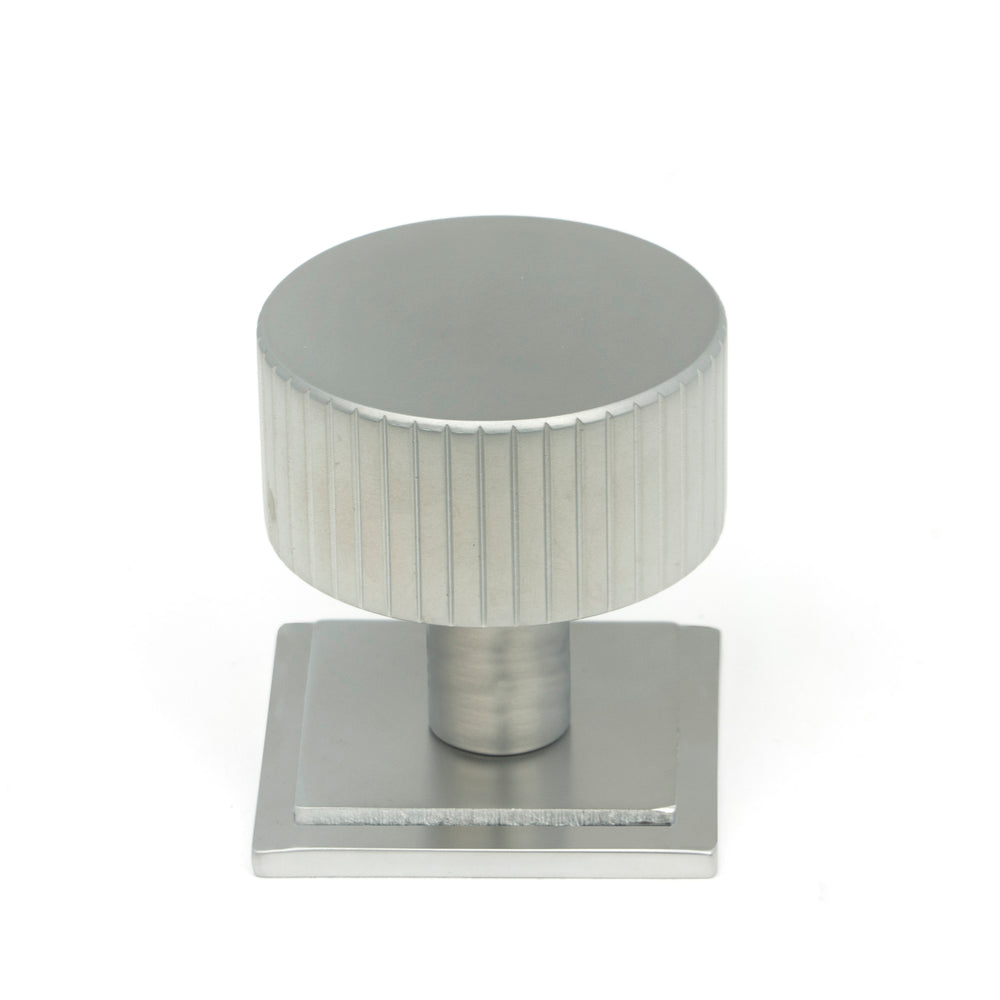 Satin Chrome Judd Cabinet Knob - 32mm (Square)