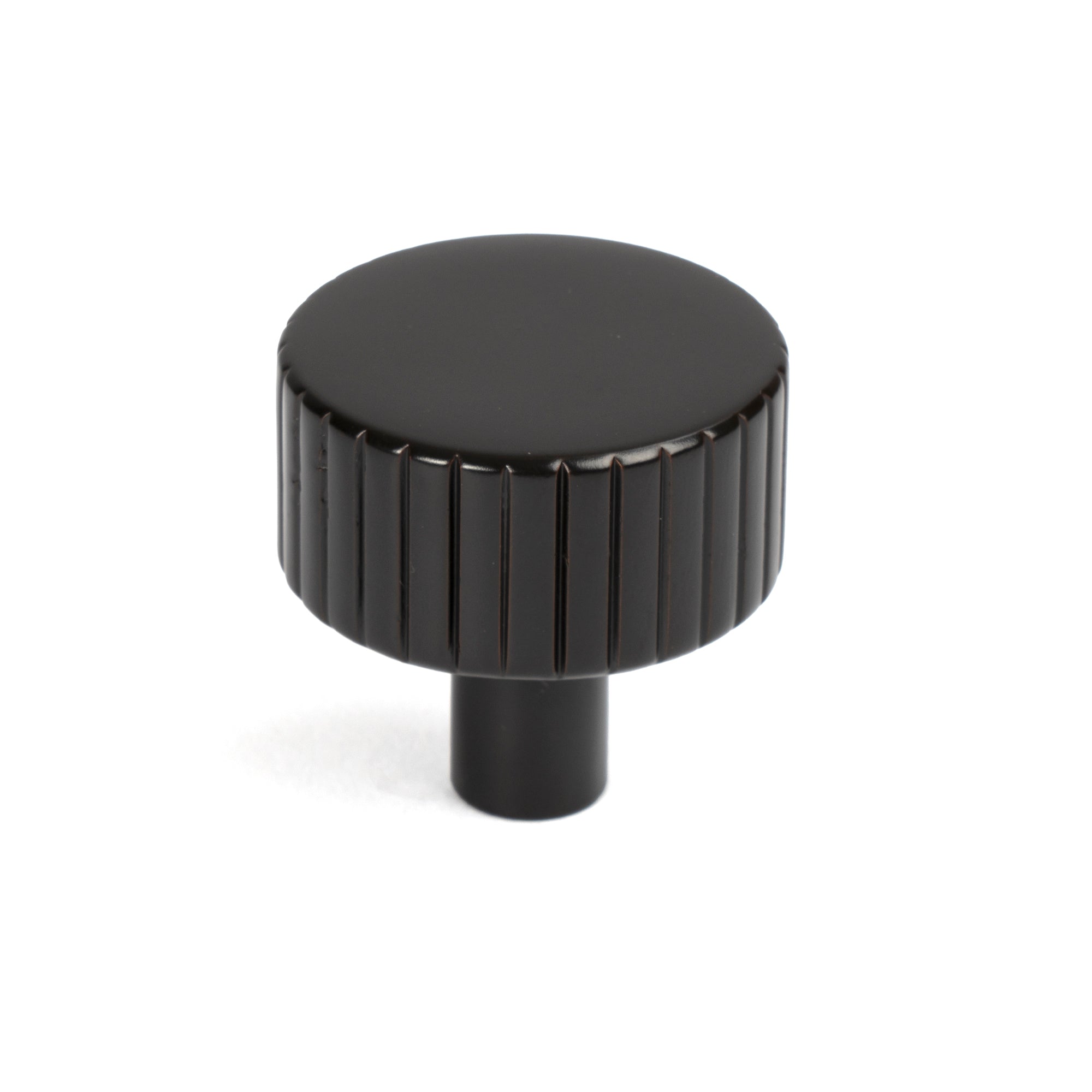 Aged Bronze Judd Cabinet Knob - 32mm (No rose)