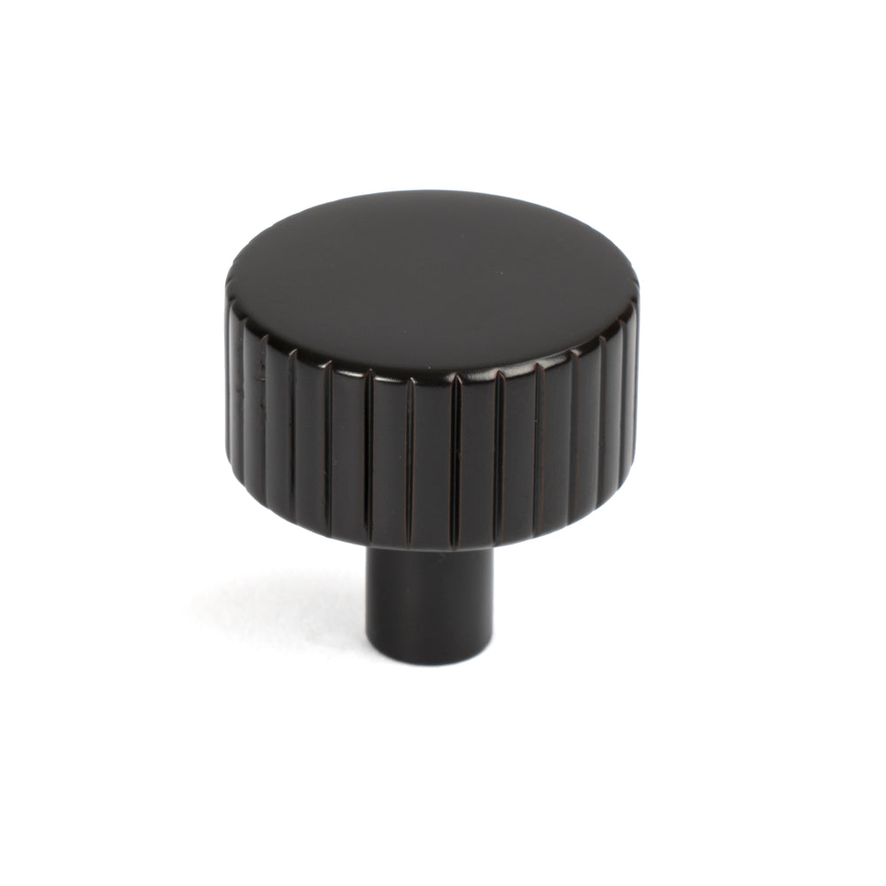 Aged Bronze Judd Cabinet Knob - 32mm (No rose)