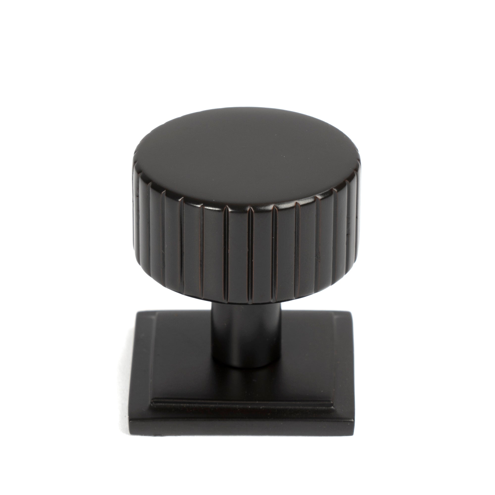 Aged Bronze Judd Cabinet Knob - 32mm (Square)